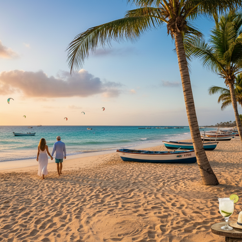 Robinson Cabo Verde – Blick auf den Atlantik vom Hotelstrand bei Sonnenaufgang