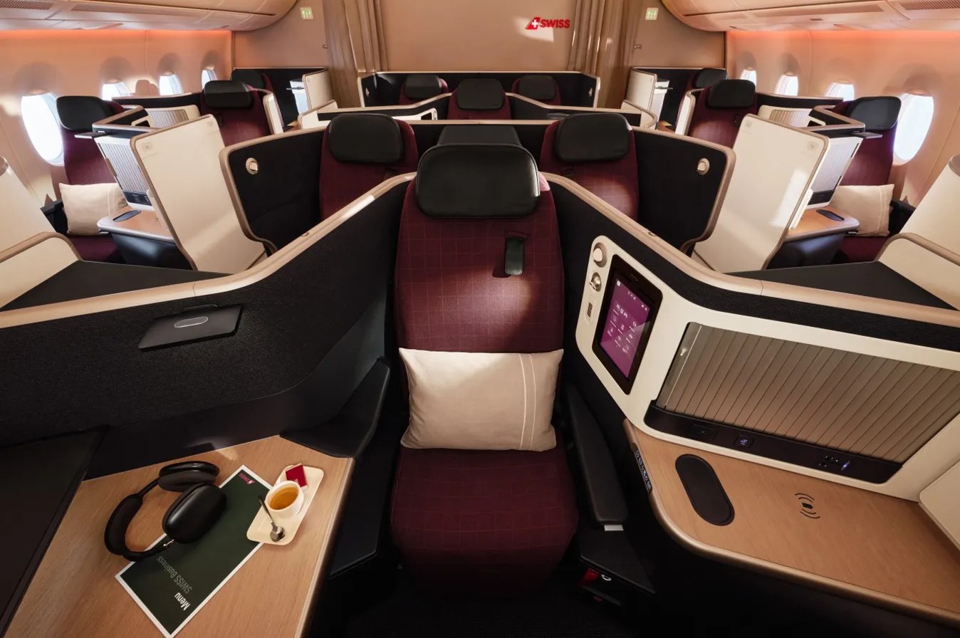 Neue SWISS Senses Kabine mit modernem Design auf der Langstrecke